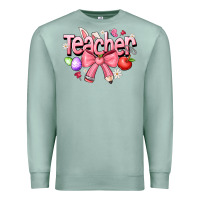 Seafoam easter teacher Premium Sweatshirt - CowhideDigitalArt