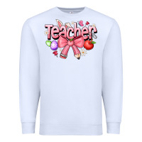 White easter teacher Premium Sweatshirt - CowhideDigitalArt