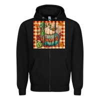Black blessed tumbler Zipper Hoodie - BundleAndBundleShop