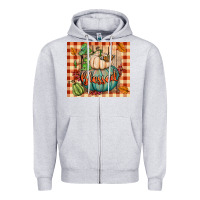 Heather Grey blessed tumbler Zipper Hoodie - BundleAndBundleShop