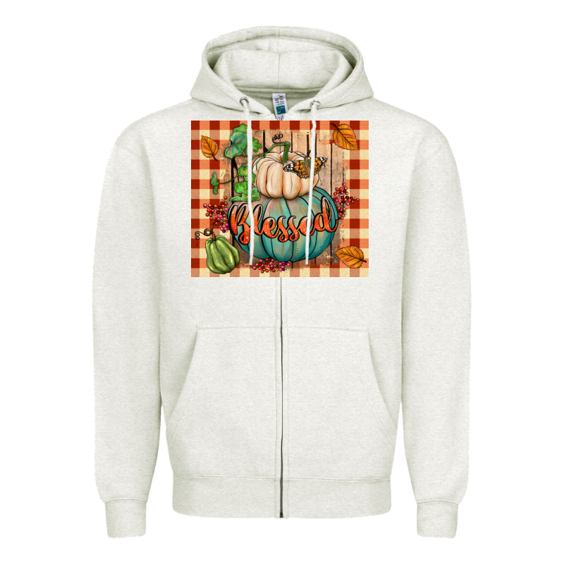 Blessed Tumbler Zipper Hoodie by BundleAndBundleShop | Teevron