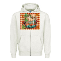 Oatmeal Heather blessed tumbler Zipper Hoodie - BundleAndBundleShop
