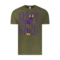 Vintage Olive Justin Jefferson -Griddy Gang Vintage Tee - lanVoArt