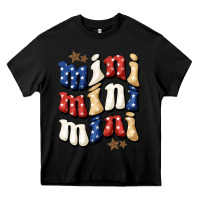 Black American mini Heavy Core Tee - NancyCooperArtShop