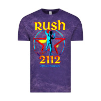 Cloud Purple rush blue starman 2112  40th anniversary Vintage Tee - lanVoArt