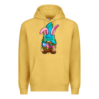 Antique Gold Easter Wicker Basket Gnome Premium Hoodie - BundleAndBundleShop