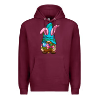 Easter Wicker Basket Gnome Premium Hoodie | Teevron