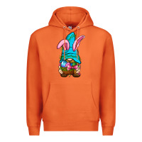 Carrot Easter Wicker Basket Gnome Premium Hoodie - BundleAndBundleShop