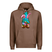 Chestnut Easter Wicker Basket Gnome Premium Hoodie - BundleAndBundleShop