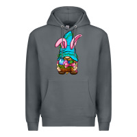 Rock Easter Wicker Basket Gnome Premium Hoodie - BundleAndBundleShop