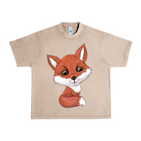 French Oak fox Urban Heavy Tee - texasbilliewilder
