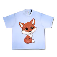 Grape Ice fox Urban Heavy Tee - texasbilliewilder