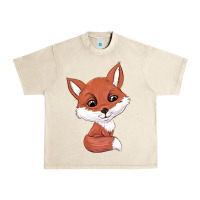 Sandshell fox Urban Heavy Tee - texasbilliewilder