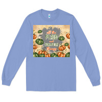 Colony Blue all the plaid and pumpkin things Long Sleeve Tee - TumblerDesignByShophia