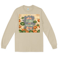 Mushroom all the plaid and pumpkin things Long Sleeve Tee - TumblerDesignByShophia
