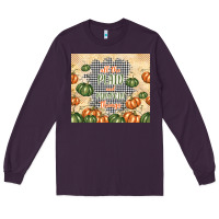 Plum all the plaid and pumpkin things Long Sleeve Tee - TumblerDesignByShophia