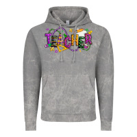 Cloud Rock mardi gras teacher Vintage Hoodie - texasbilliewilder