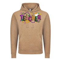 Vintage Coffee mardi gras teacher Vintage Hoodie - texasbilliewilder