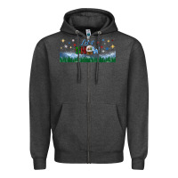 Charcoal Heather let it snow libbey glass Zipper Hoodie - BundleAndBundleShop