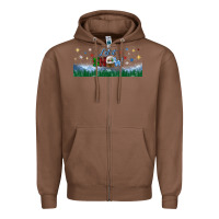Chestnut let it snow libbey glass Zipper Hoodie - BundleAndBundleShop