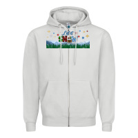 Dove Grey let it snow libbey glass Zipper Hoodie - BundleAndBundleShop