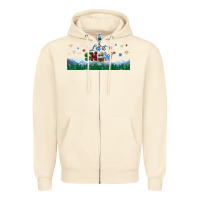 Sandshell let it snow libbey glass Zipper Hoodie - BundleAndBundleShop