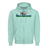 Seafoam let it snow libbey glass Zipper Hoodie - BundleAndBundleShop