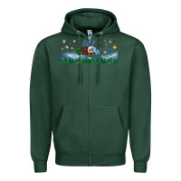 Sports Green let it snow libbey glass Zipper Hoodie - BundleAndBundleShop