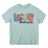 Arona love real estate life Heavy Core Tee - MaliasSmallBusiness