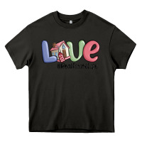 Asphalt love real estate life Heavy Core Tee - MaliasSmallBusiness