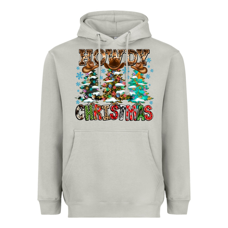 Howdy Christmas Heavyweight Hoodie by CowhideDigitalArt | Teevron