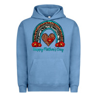 Pigment Pebble Blue happy mother's day rainbow Urban Hoodie - Artiststas