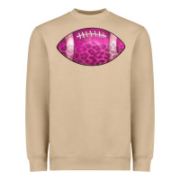 Mushroom american football pink Heavyweight Sweatshirt - CowCowDesign