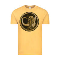 Vintage Mustard mammoth black king Vintage Tee - lanVoArt