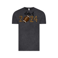 Vintage Black class of 2024 american football Vintage Tee - RanaPortraitStore