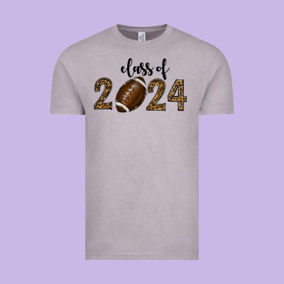 Class Of 2024 American Football Vintage Tee Designed By Ranaportraitstore