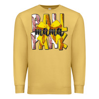 Antique Gold ball park mama Premium Sweatshirt - CowhideDigitalArt