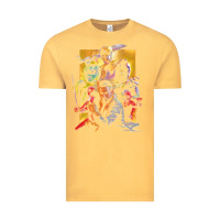 Vintage Mustard rip jason david frank ranger Vintage Tee - lanVoArt
