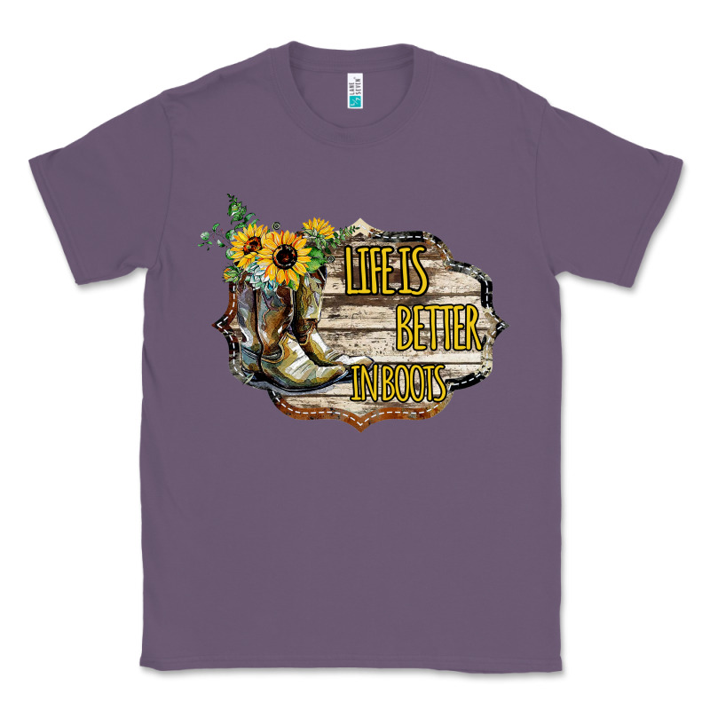 Life Is Better In Boots Classic Tee by Bettercallsaul | Teevron