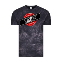 Cloud Black toqger vintage rainbow line Vintage Tee - lanVoArt