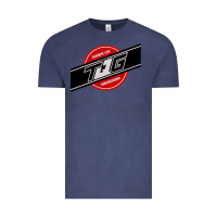 Vintage Denim toqger vintage rainbow line Vintage Tee - lanVoArt