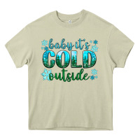 Mossy baby its cold outside Heavy Core Tee - NancyCooperArtShop