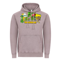 Vintage Zinc teacher st. patricks day Vintage Hoodie - NancyCooperArtShop