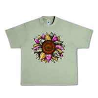 Oil Green sunflower camouflage Urban Heavy Tee - JahusDesignShop