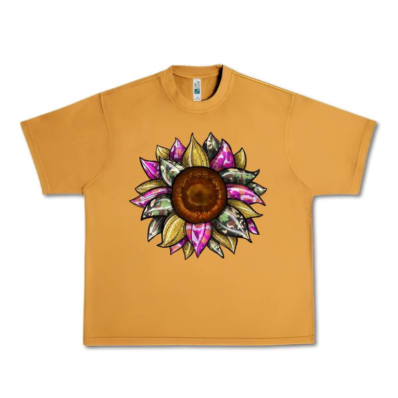 Sunflower Camouflage Urban Heavy Tee by JahusDesignShop | Teevron