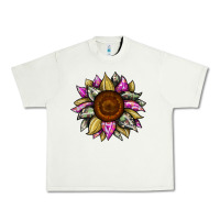 Pistachio sunflower camouflage Urban Heavy Tee - JahusDesignShop