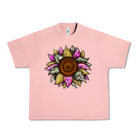 Salmon sunflower camouflage Urban Heavy Tee - JahusDesignShop