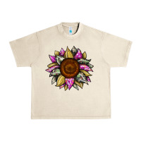Sandshell sunflower camouflage Urban Heavy Tee - JahusDesignShop