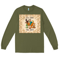 Army Green it's time for fall shit Long Sleeve Tee - TumblerDesignByShophia