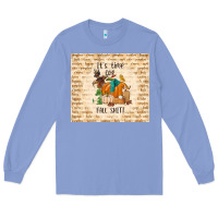 Colony Blue it's time for fall shit Long Sleeve Tee - TumblerDesignByShophia